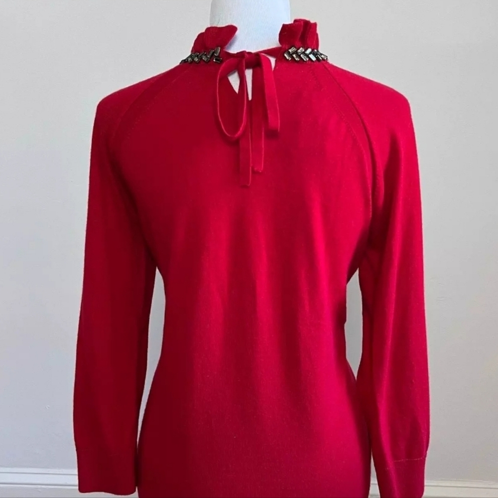 Talbots Ruffle Embellished Sweater Small - Picture 15 of 16